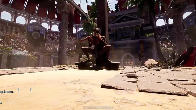 Lara becomes a hungry slut in front of 1,000 viewers in a 3D hentai game