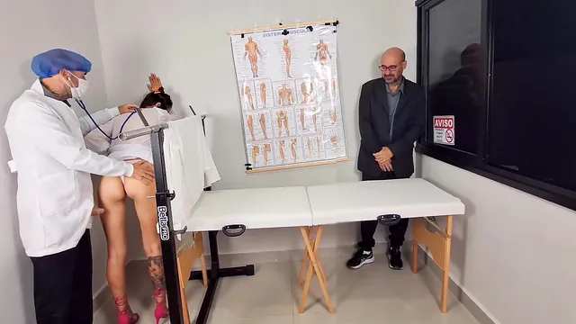 Cuckold Groom Watches His Bride with the Doctor