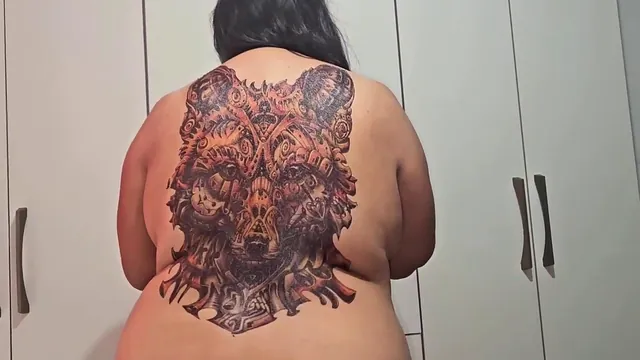 Miss Latin Rain keeps eye contact while swallowing cum from Milk Partner