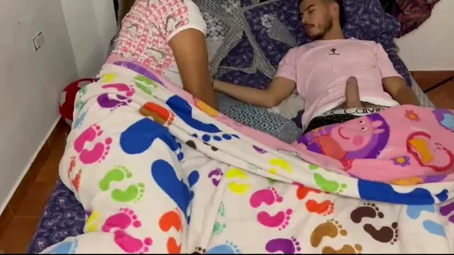 Horny stepmother Mia Sex rides Axel Polla late at night