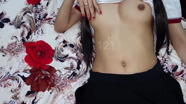 Indian teen girlfriend has hardcore interracial sex in a hotel room