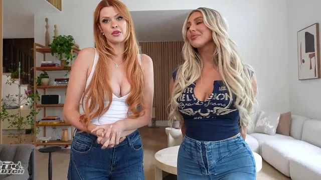 Kayley Gunner and Elly Clutch share one cock to tick off their bucket list