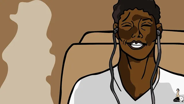 Curvy stripper rides her well endowed lawyer in an animated scene