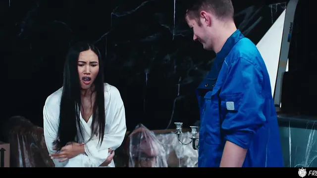 May Thai Frozen in Place for Freeuse Sex with Sam Bourne