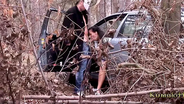 Outdoor Fantasy Anal with a Russian Brunette Babe