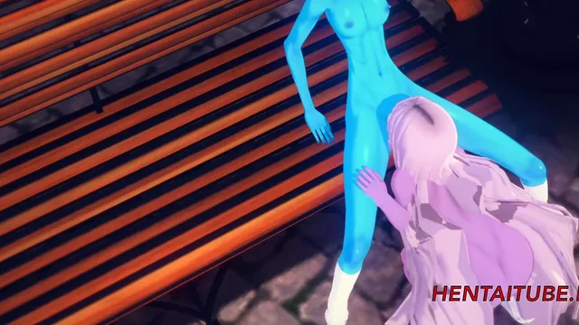Amatist Goes Down on Lapislazuli Until She Squirts in 3D Yuri Animation