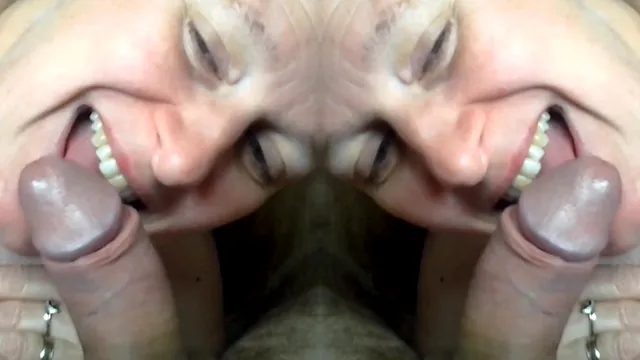 Blonde MILF Anezka sucks Popolino in a homemade blowjob compilation
