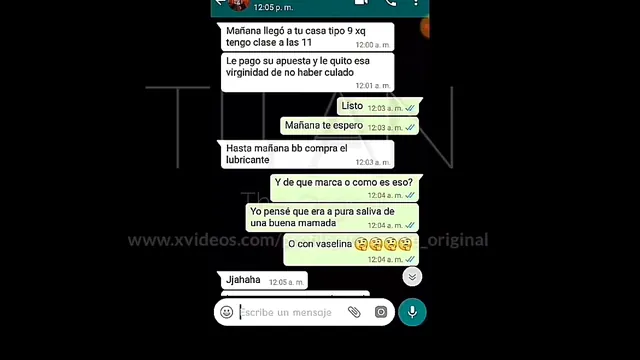 A Latina claims to be an anal pro, then loses a bet to The lucky one