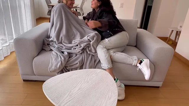 Stepsister's flu gets a wet cure, and the stepmom's couch pays for it