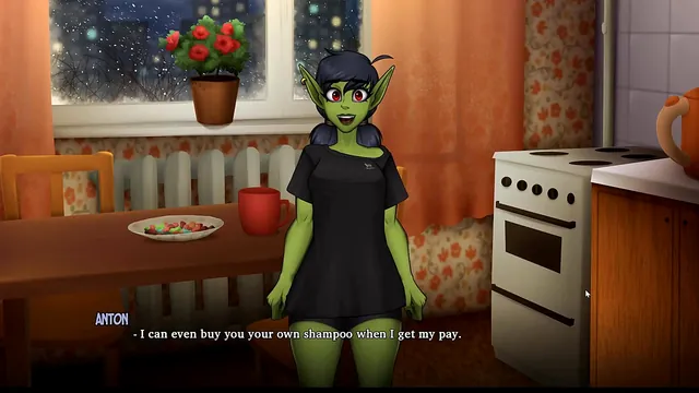 Episode 2 of the Goblin Girl Game Has a Cute Shortstack Roommate