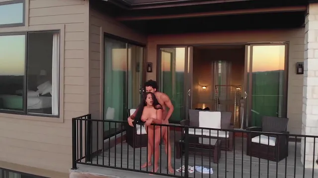 Mark Stones fucks a curvy latina babe and takes in the view