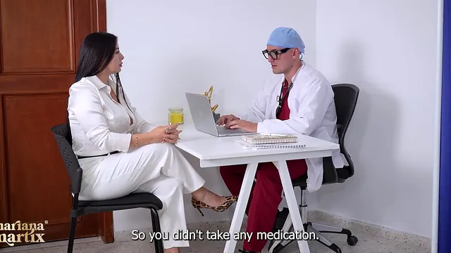 Mariana Martix and Silvana Lee Share a Hard Hospital Threesome After a Checkup