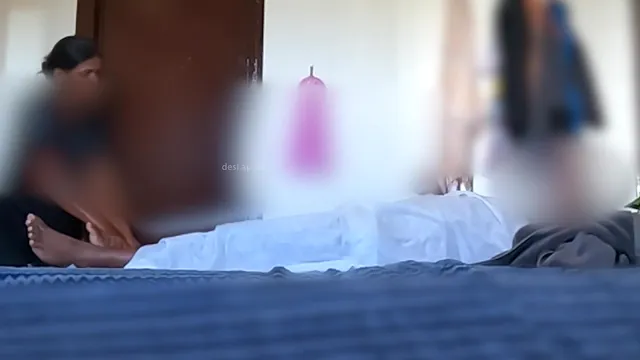 Rasiya Begum finishes Bulldick off with a handjob during a massage