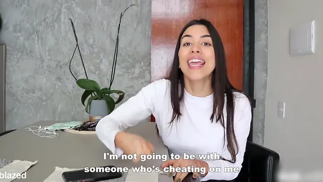 Fablazed plays a cuckolding girlfriend and talks dirty in a POV roleplay