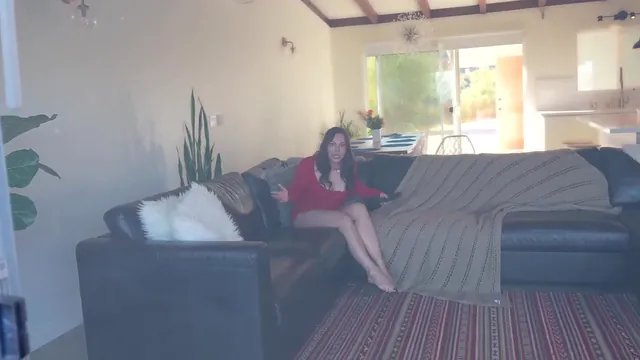 Aidra Fox Gets Caught by Her Stepson While Playing with Herself