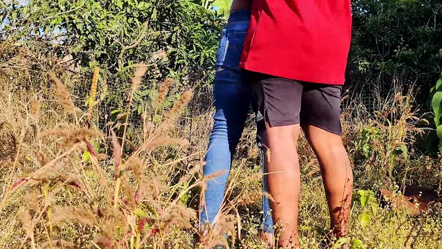Malaysian Girlfriend Takes Rough Doggystyle from Her Boyfriend Outside