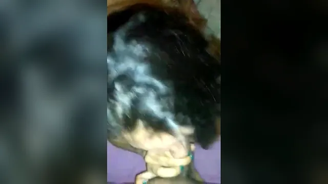 Oral scene with a cumshot finish