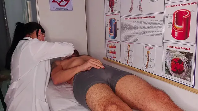 Latina Nurse Gets Aroused by Patient Erection