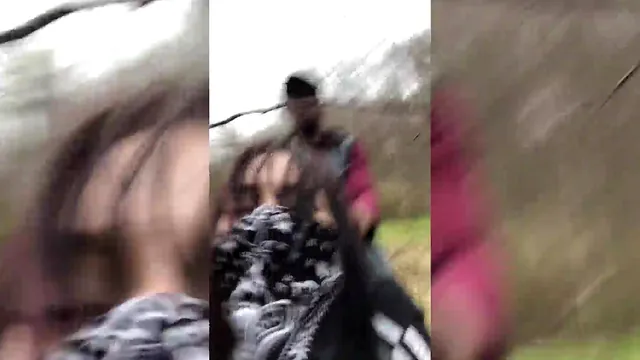 Rough public sex on a tree stump with emo girl ForsakenNirvana