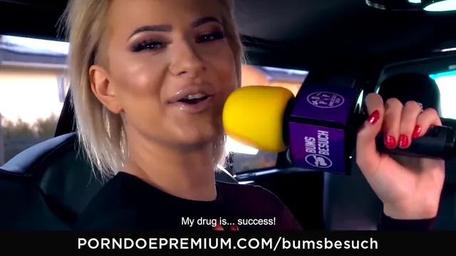 Dana Jayn, a busty German pornstar, hooks up with a mature amateur fan