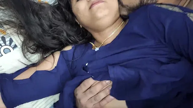 Sharun Raj Kisses Vaishnavy Raj, Then They Share a 69 and He Fucks Her Hard