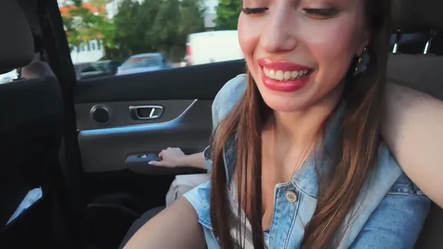Laura Quest and Eduard Quest Turn a Tinder Meetup into Backseat Fun