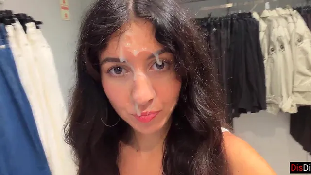Katty West Wants a Fuck in the Fitting Room, Then Takes a Risky Cumwalk