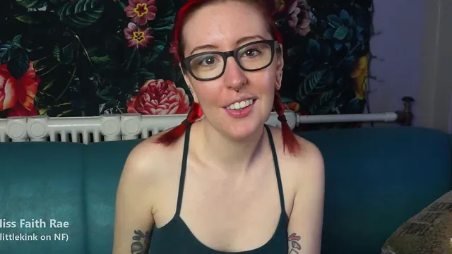 Miss Faith Rae Plays Out a Cuckold Fantasy in Glasses and Goth Style