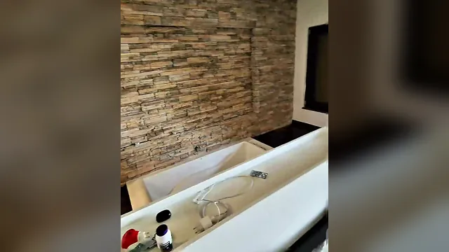 Nosy neighbor Christian Clay watches Agatha Vega shower and hard sex follows