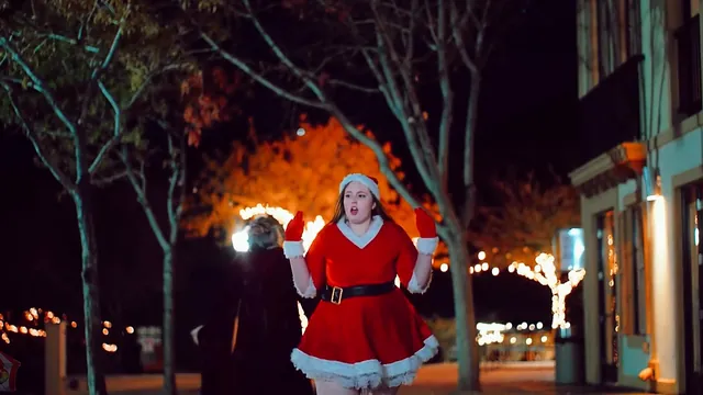 Krampus Christmas Horror Cosplay Turns Interracial with Mia Dior