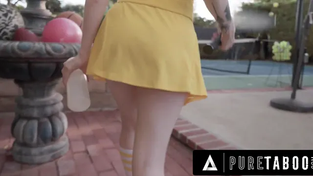 Madi Collins Pays Back Her Stepmom by Fucking Tennis Coach Seth Gamble