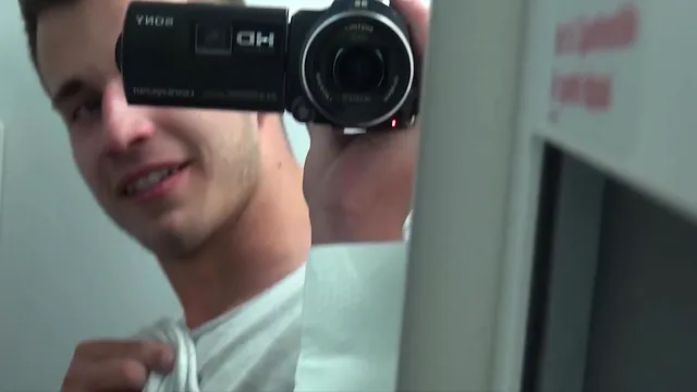 Alexis Cherry sucks and gets fucked in a plane bathroom mid-flight