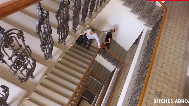 Monika Benz, Ukrainian MILF in Stockings, Pounded Abroad by Ex Lover Lutro