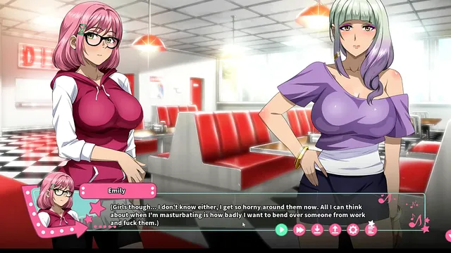 Futa Fix Episode 2, Cindy Finds Her Big Cock in a Nightclub Toilet