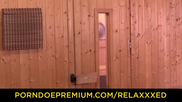 Beautiful Czech brunette Viktoria Sweet gets pounded hard in the sauna