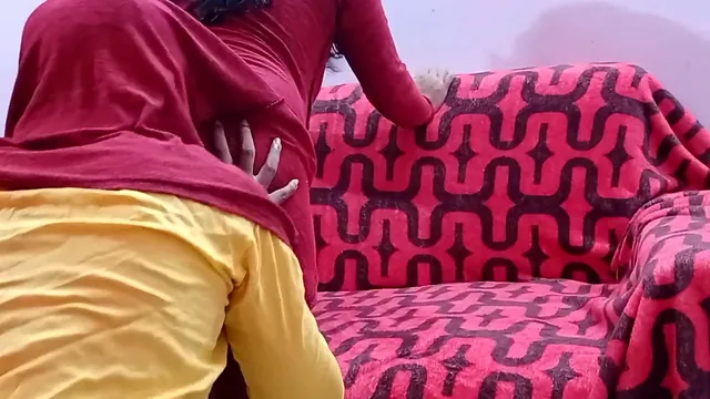 Rima hits her husband using a broom, then has sex with her step nephew