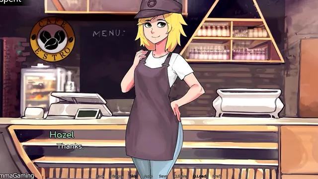 Cute Femboy Goes Down on the Player in a Public Restroom, Hazelnut Latte Part 1