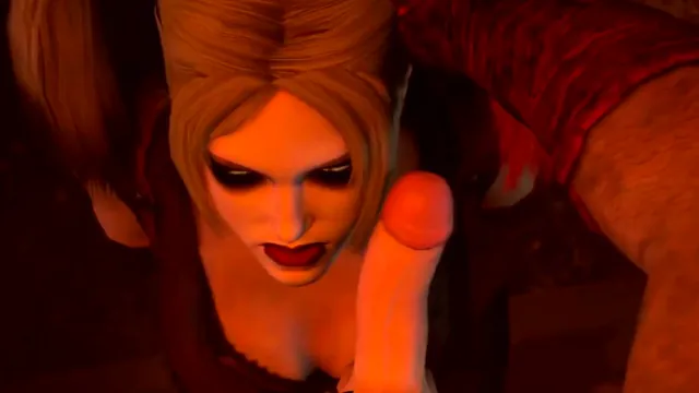 Rough Bondage and Anal Animation Starring Harley Quinn in 3D Hentai