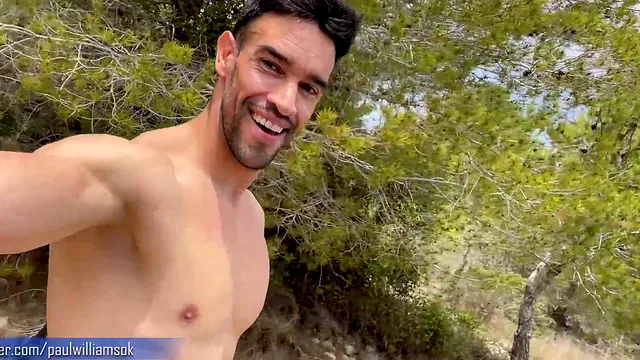 Paul Williams goes for a naked hike after a tough gym workout