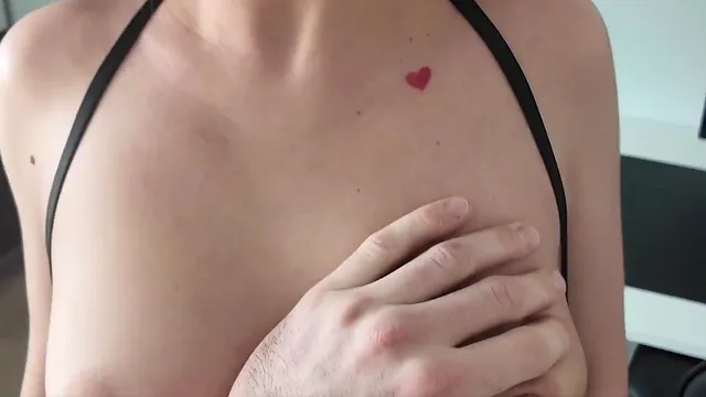 August Shows Off Her Round Ass and Big Tits Before Taking a Big Dick Deep