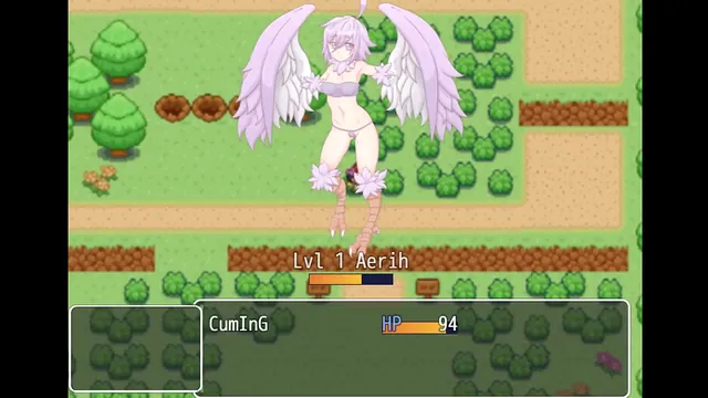 Hentaimon episode 1 puts the player in bed next to a naked Pokemon character