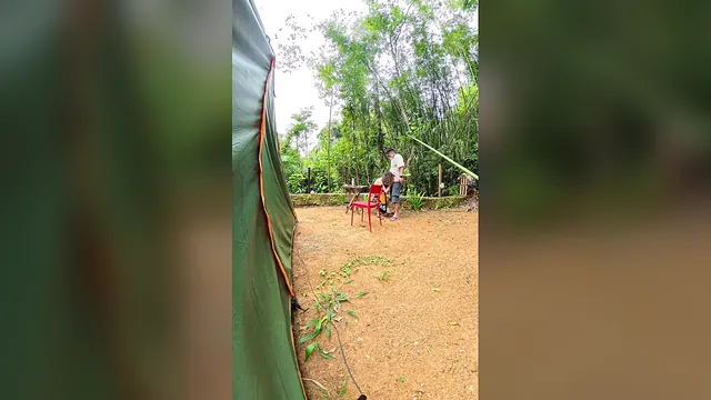 Gabi SweetCoupleStories and Victor SweetCoupleStories fuck at a campsite