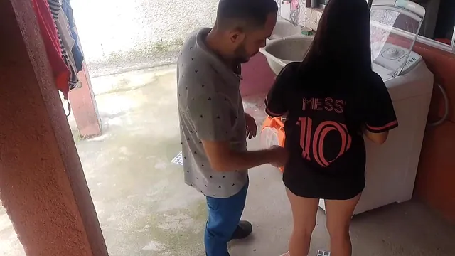 Married Housewife Cheats with Repairman While Husband Away