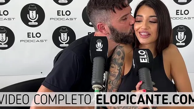 Lilack swallows the cream from Elopodcast inside the spicy room