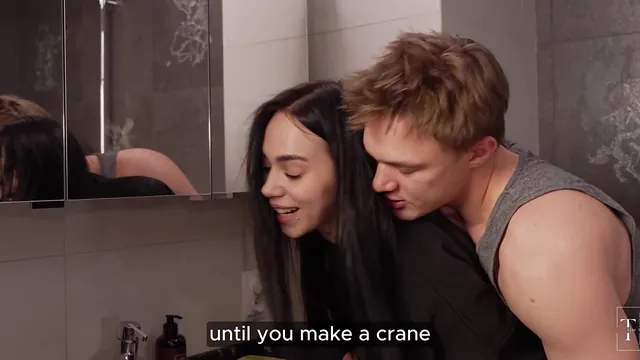 Alice Atwood makes him wait, so he repairs the sink in the bathroom first