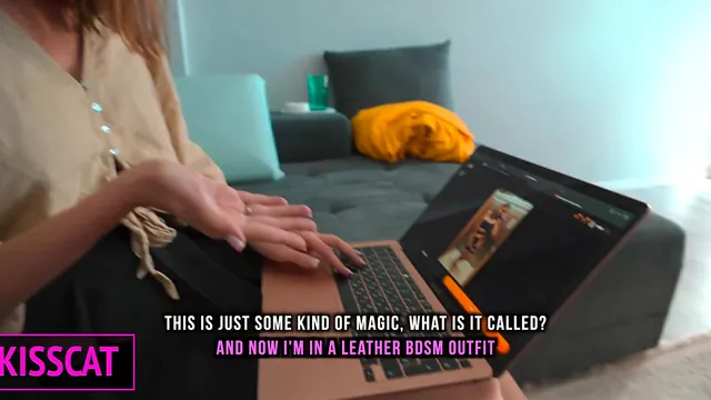 Mr Cat 69 Loses It Over His Step Mom's Naked Photo And Takes Her In Bed
