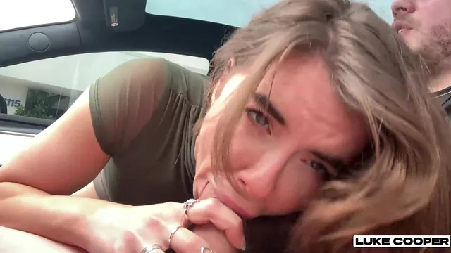 Eden Ivy Rides Luke Cooper After a Date in the Car