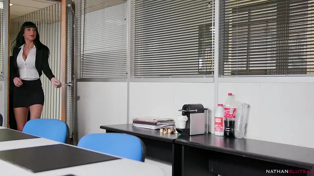 Christian Clay Gives Secretary Valentina Ricci Hard Anal in the Office Bathroom
