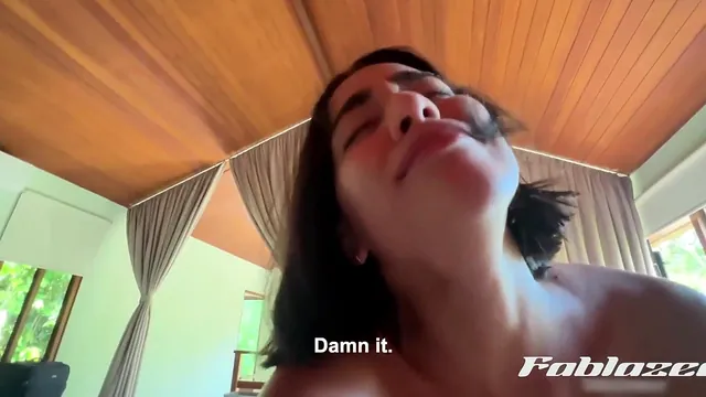 Fablazed brings her friend Gunther into porn with a homemade debut