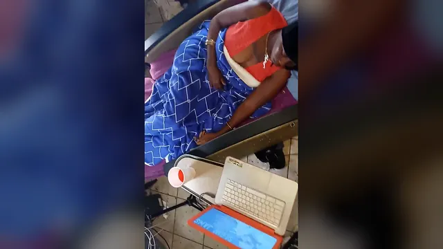 Mature Black Woman with a Big Booty and Heavy Breasts Having Raw Sex